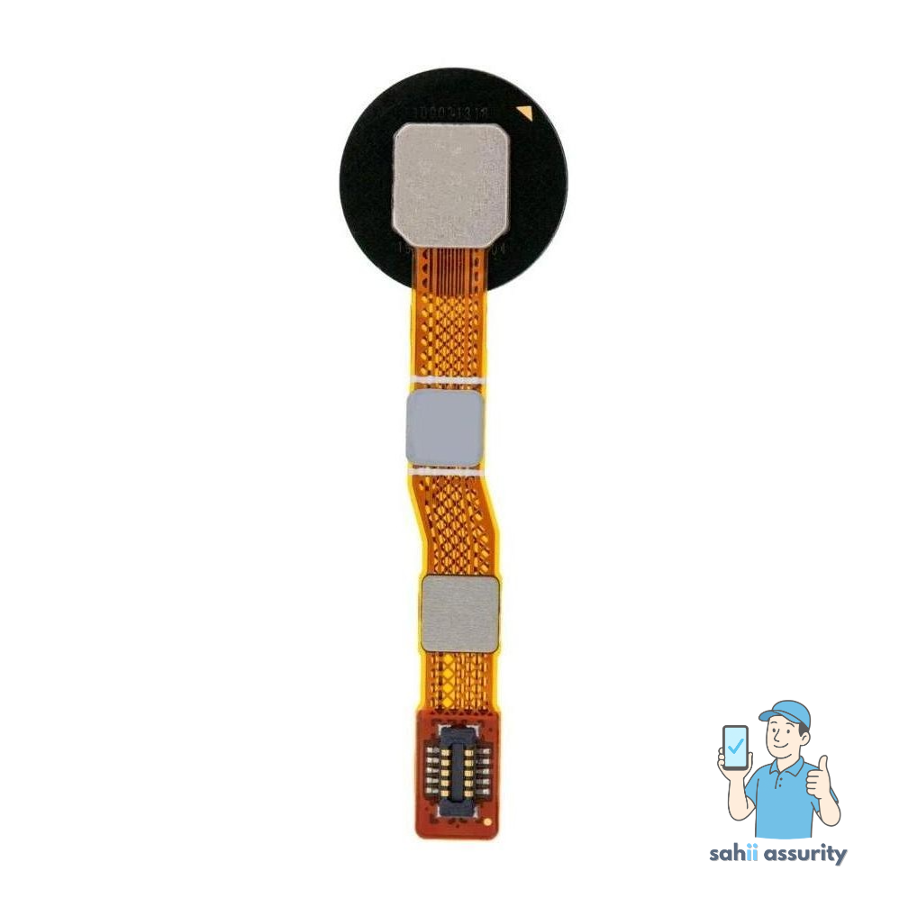 Fingerprint Sensor with Flex Cable for Xiaomi Redmi Note 8 Pro Black thumbnail